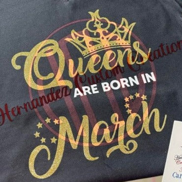 queens are born in march